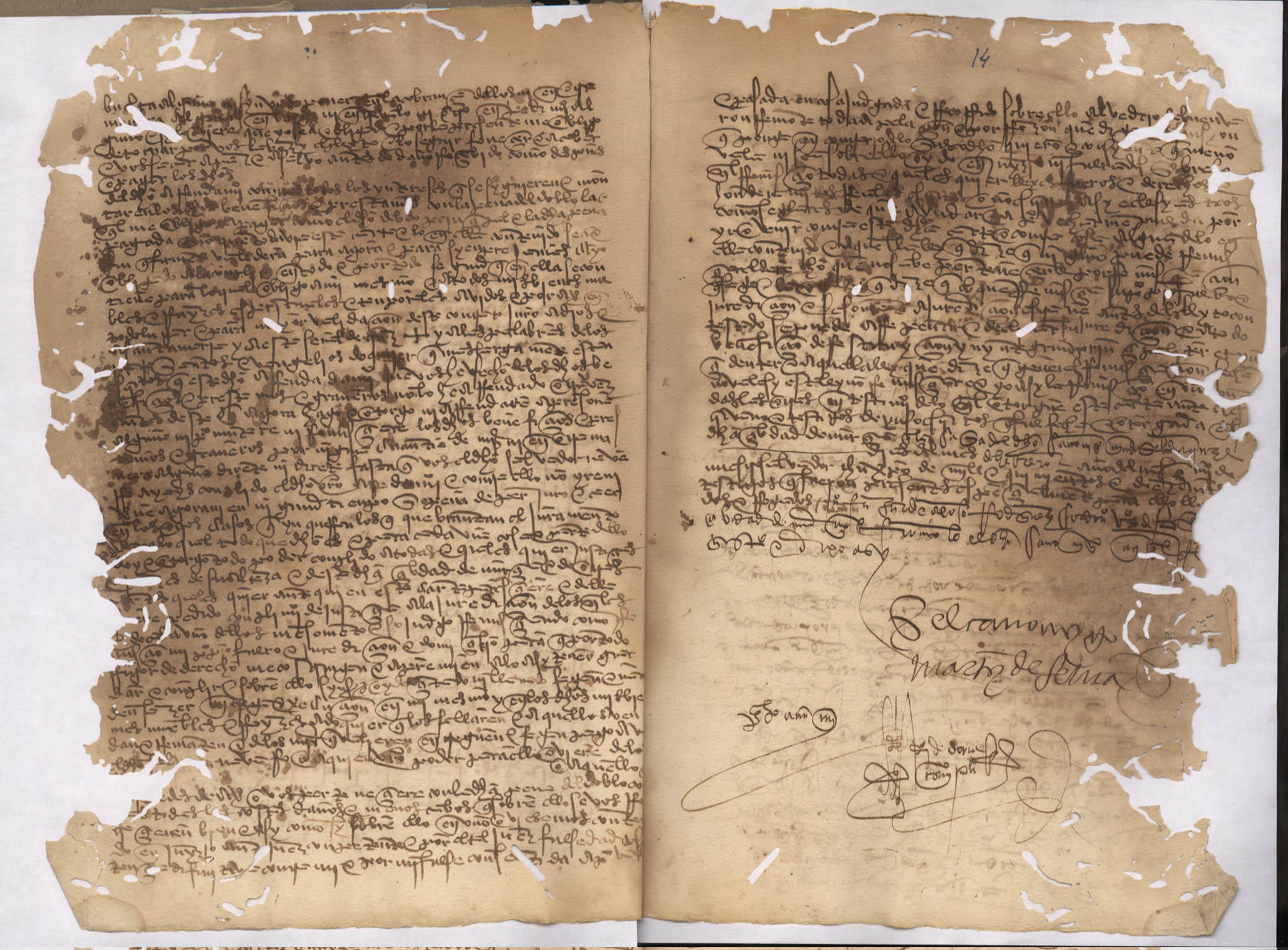 Registro de Diego de Soria, Murcia de 1510.